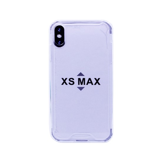 New Science Capa de Silicone com Cantos Rígidos para Apple iPhone XS Max Transparente